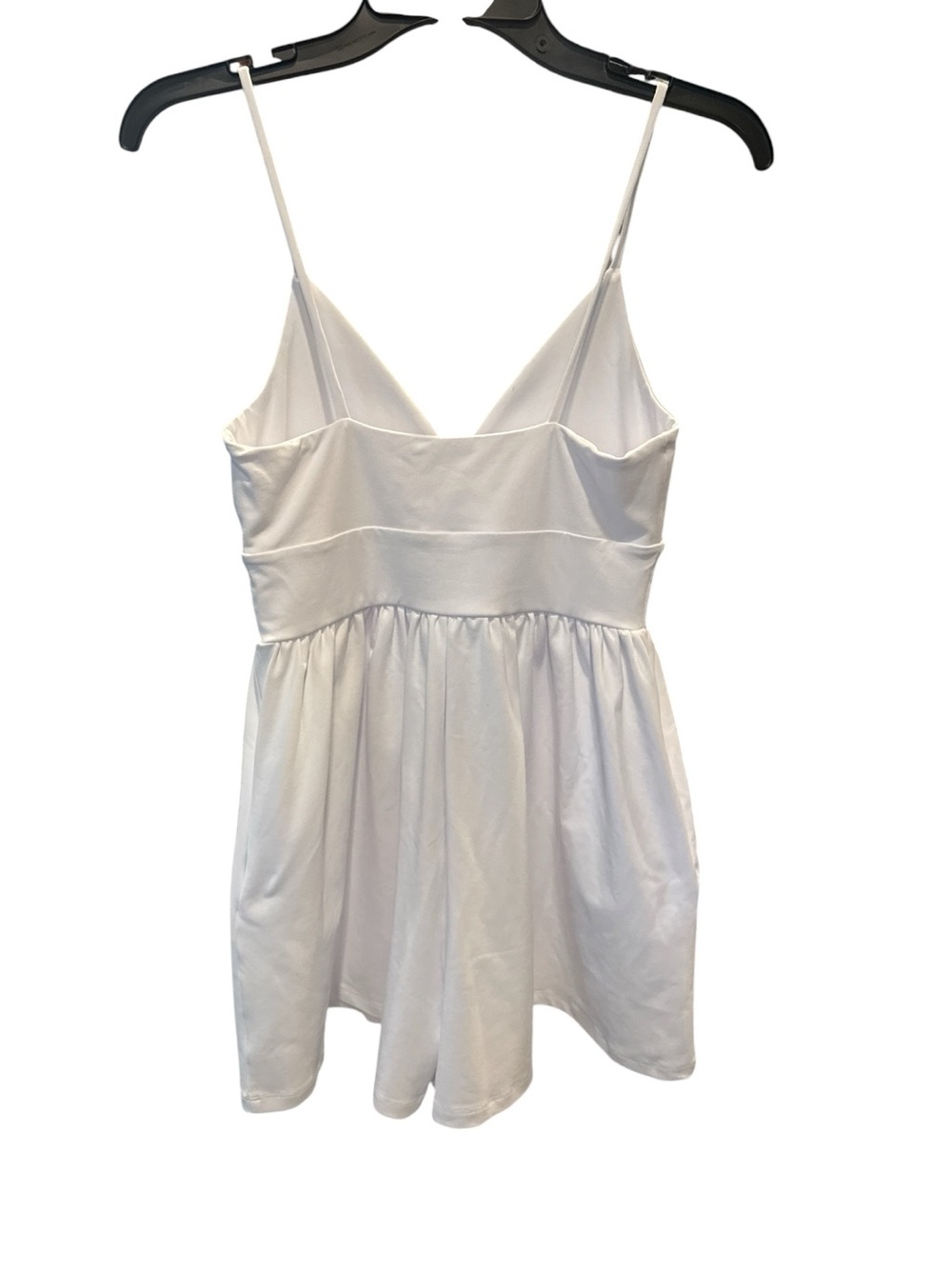 Susana Monaco String V Romper, Sugar - Picture 9 of 15